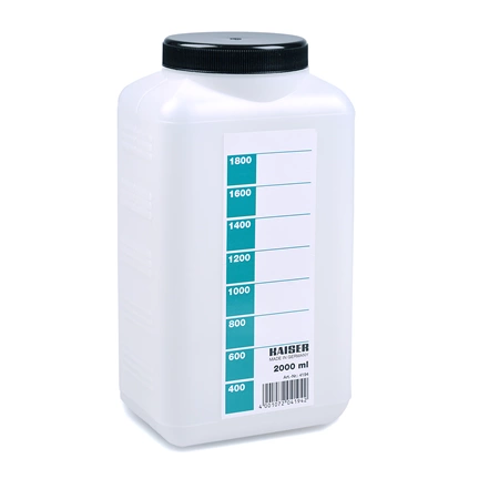 KAISER Vegyszeres tárolópalack, 2000 ml, fehér