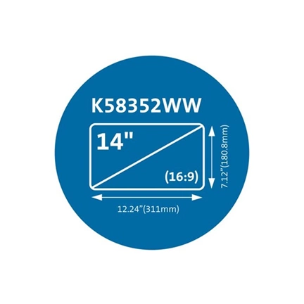 KENSINGTON MagPro Magnetic Privacy Screen Filter for Laptops 14" (16:9)