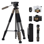 K&F Camera Tripod S255A3+BV01 (Deep space gray)