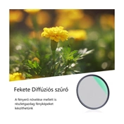 K&F Concept 67MM Nano-X Black Mist lágyító szűrő 1/2, Karcálló