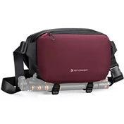 K&F Concept Alpha Sling 10L, fotós oldaltáska, bordó