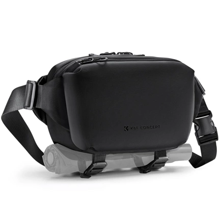 K&F Concept Alpha Sling 4L, fotós oldaltáska, fekete