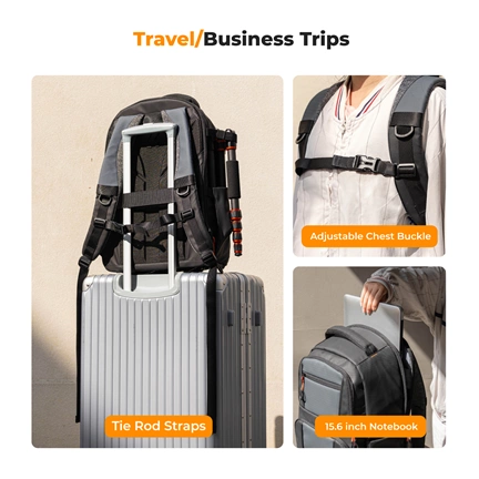 K&F Concept Beta Backpack 30L, V2, fotós hátizsák