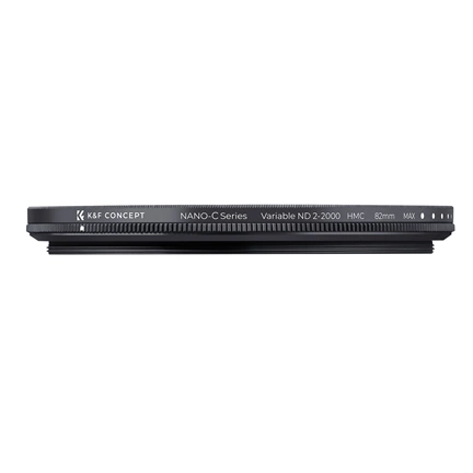 K&F Concept C Series Ultra-thin, VARIO ND 2-2000 változtatható szürkeszűrő, 62mm