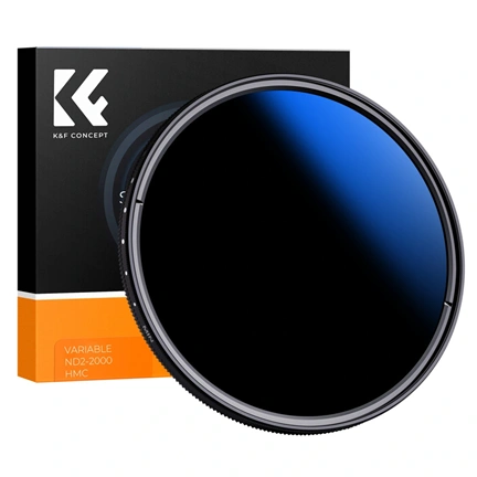 K&F Concept C Series Ultra-thin VARIO ND 2-2000 változtatható szürkeszűrő 77mm