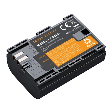 K&F Concept LP-E6NH akkumulátor, 2250mAh