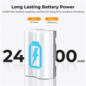 K&F Concept NP-W235 akkumulátor, 2db, 2400mAh, USB-C csatlakozóval