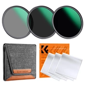 K&F Concept Professzionális ND szűrő szett 67mm (ND8+ND64+ND1000) + szűrőtartó tok + 3db törlőkendő