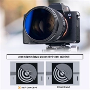 K&F Concept Professzionális szűrő szett + szűrőtartó tok (UV+CPL+ND4) 49mm