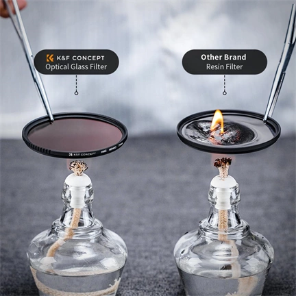 K&F Concept Professzionális szűrő szett + szűrőtartó tok (UV+CPL+ND4) 72mm