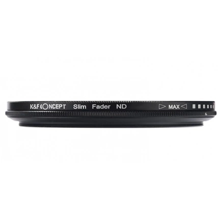 K&F Concept Slim vario ND 2-400 változtatható szürkeszűrő, 40.5 mm