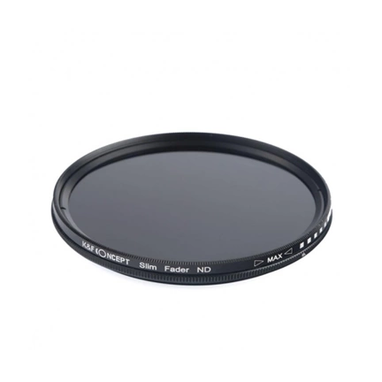 K&F Concept Slim vario ND 2-400 változtatható szürkeszűrő, 40.5 mm