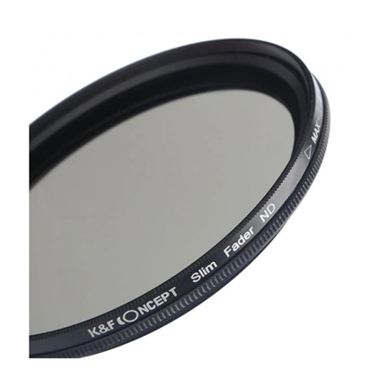 K&F Concept Slim vario ND 2-400 változtatható szürkeszűrő, 40.5 mm