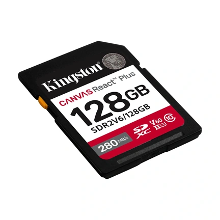 KINGSTON Canvas React Plus UHS-II U3 V60 128GB