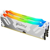 KINGSTON FURY Renegade RGB Memória DDR5 64GB 6400MT/s CL32 DIMM (Kit of 2) White XMP