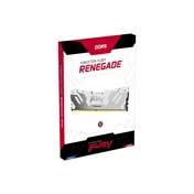 KINGSTON FURY Renegade RGB Memória DDR5 64GB 6400MT/s CL32 DIMM (Kit of 2) White XMP