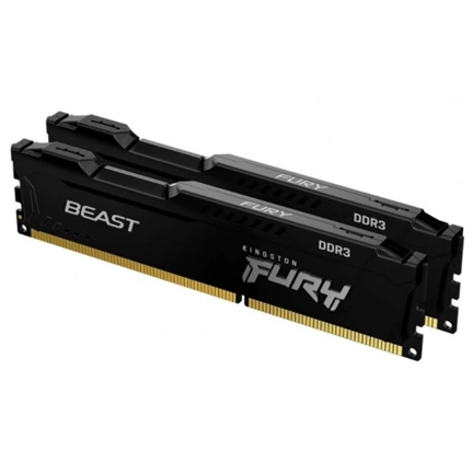 KINGSTON Fury Beast DDR3 1600MHz CL10 16GB Black Kit2