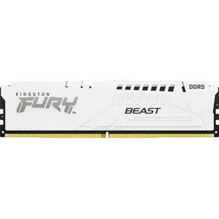 KINGSTON Fury Beast DDR5 5200MHz CL40 16GB Intel XMP White