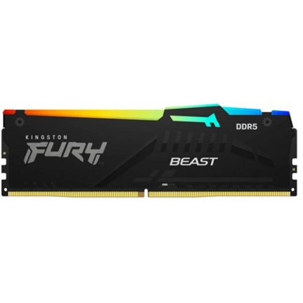 KINGSTON Fury Beast RGB DDR5 5600MHz CL40 32GB Intel XMP