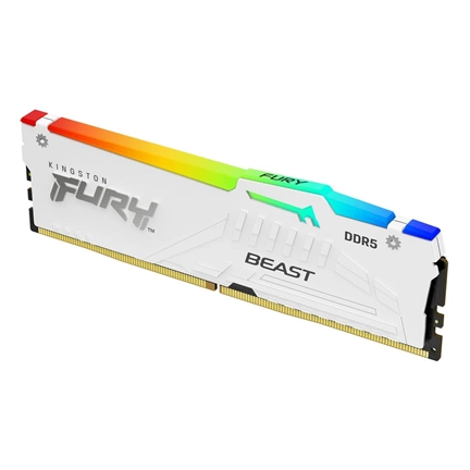 KINGSTON Fury Beast RGB DDR5 6000MHz CL36 32GB AMD Expo White