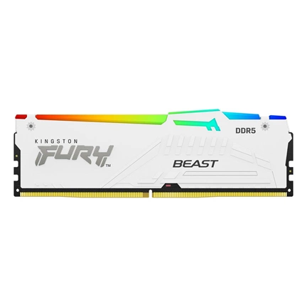 KINGSTON Fury Beast RGB DDR5 6000MHz CL36 32GB AMD Expo White