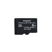 KINGSTON Industrial SDHC -40C to 85C C10 UHS-I U3 V30 A1 pSLC 8GB