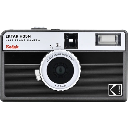 KODAK EKTAR H35N CAMERA STRIPED BLACK