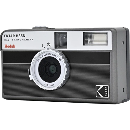 KODAK EKTAR H35N CAMERA STRIPED BLACK