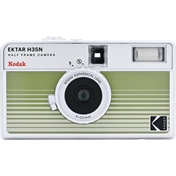 KODAK EKTAR H35N CAMERA STRIPED GREEN