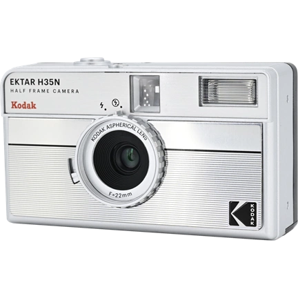 KODAK EKTAR H35N CAMERA STRIPED SILVER