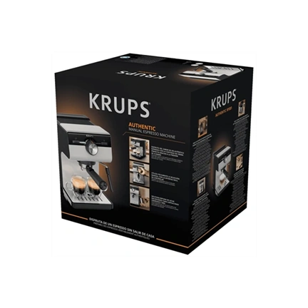 KRUPS XP381B10 Authentic karos kávéfőző, Szürke/Fekete