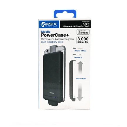 KSIX Powerbank tok 3000 mAh iPhone 5/6/6+-hoz