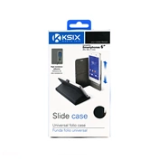KSIX mobiltelefon tok 6 colos telefonokhoz, fekete