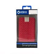 KSIX mobiltelefon tok - Zahara - piros