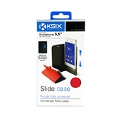 KSIX mobiltelefon tok 5,5 colos telefonokhoz, piros
