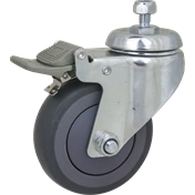 KUPO KC-100 100MM CASTER WITH BRAKE M10 THREAD ADAPTER SET OF THREE