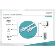 Kábel Digitus SF/UTP CAT5e patch 5m szürke