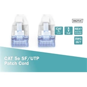 Kábel Digitus SF/UTP CAT5e patch 5m szürke