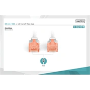 Kábel Digitus UTP CAT6 patch 5m szürke