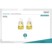Kábel Digitus UTP CAT6a patch 1m szürke