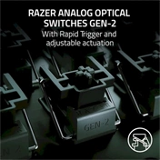 Keyboard Razer Huntsman V3 Pro, RGB, PBT, Analog Switch Gen-2, US SLO g.