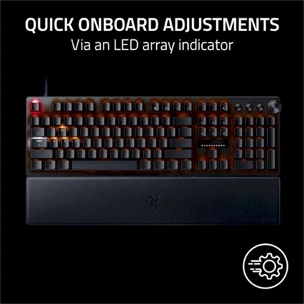Keyboard Razer Huntsman V3 Pro, RGB, PBT, Analog Switch Gen-2, US SLO g.