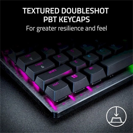 Keyboard Razer Huntsman V3 Pro, RGB, PBT, Analog Switch Gen-2, US SLO g.