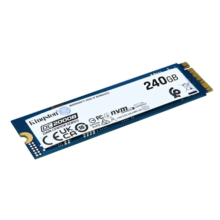 Kingston DC2000B szerver SSD PCIe 4.0 x4 NVMe M.2 240GB