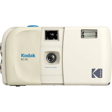 Kodak EC35 filmes fényképezőgép – Vanilla White + Kodak Ultra Max 24 kockás film