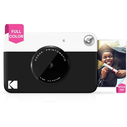 Kodak Printomatic instant fényképezőgép, Zink 2x3" papírméret, fekete