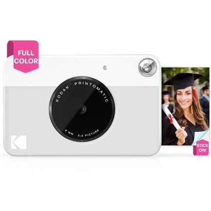 Kodak Printomatic instant fényképezőgép, Zink 2x3" papírméret, szürke