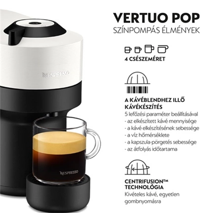 Krups XN920110 Nespresso Vertuo Pop fehér