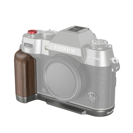 L-Shape Grip for FUJIFILM X-T50 (Wooden/Charcoal Silver) 4736B