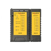 LAN Delock 86407 RJ45 - RJ12 kábel tesztelő + Portkereső